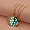 Colliers pendants 2x amis pour la lune bijoux magnétique lumineux N2UE