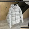 Damskie down Parkas Womens Winter Designer Kurtka na zewnątrz sporty sporty biały kaczka wiatrówki wodoodporne światło utrzymanie ciepła moda c dh3vn