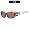 Футуристические солнцезащитные очки Y2K, модные солнцезащитные очки в стиле хип-хоп, популярные модные солнцезащитные очки в Instagram 1214 1214