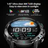 COLMI M42 Smartwatch 1,43 Zoll AMOLED-Display 100 Sportmodi Sprachanruf-Smartwatch für Männer und Frauen, robuste Uhr in Militärqualität