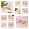 Stud Nueva llegada 316L Acero inoxidable quirúrgico Love Stud Pendientes IP Rose Gold Alto Pulido Joyería de las mujeres Diseño del corazón Pendiente Drop D DHKCE