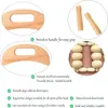 Eye Massager ZONGKUNG Wooden Therapy for Lymphatic Drainage Anti Cellulite Maderoterapia Body Sculpturing Massage Roller Guasha Sets 231211