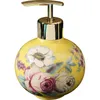 Distributeur de savon liquide Chinois peint en céramique mousse distributeur de savon créativité fleur Illustration shampooing bouteille maison salle de bain décoration accessoires 231211