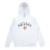 Noah Hoodies Högkvalitativ överdimensionerad klassisk Cross First Generation Hooded Jacket med tryckt Plush Loose Noah Hoodie 895