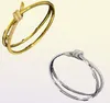 New designed Bangle knot rope full diamonds Pendant ladies necklace luxurious knotted diamond knot women's chain bracelet earring Designer Jewelry B027488503