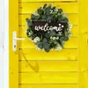 Decorative Flowers Artificial Garland Nomes Decorations Christmas Fresh Style Wreath Door Hanging Small Front Household Plastic