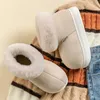 Slippers Shevalues Plush Fur Slippers For Women Winter Fashion Warm Fluffy Home Slippers Outdoor Furry Antiskid Casual Cozy Snow Boot 231212