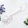 Measuring Tools 3 Sets/12pcs Household Plastic Heart-shaped Dessert Spoon Creative Flatware Tableware Wedding Gift For Home Restaurant