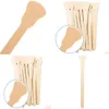 Nail Treatments 50Pcs Wooden Nail Polish Stir Stick Tools Wax Bar Spata Depilation Disposable Sticks Body Skin 6181324 Drop Delivery H Dhvr6