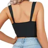 Women's Tanks Vest Panel Skin Friendly Breasted Wide Shoulder Strap Steel Ring Spicy Girls Summer European And American Small