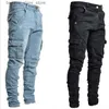 Jeans pour hommes Streetwear Hip Hop Joggers hommes jean Cargo pantalon de haute qualité Hip Hop Biker mode décontracté Slim Fit Denim pantalon de survêtement Q231213