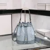 Projektantka torba luksus The Bucket Bag Neonoe Womens Men Co klasyczny sznurka na ramię Modna Portfel Portfetów górna rękojeści torebki torebki crossbody unisex torebki