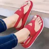 Sandaler Kvinnor Toe Summer Beach Shoes Open Color Casual Slipper Booties för kvinnor