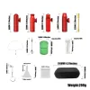 연기 상점 Snuff Snuff Kit Aluminum Snuff Snuff Sniff Dispenser 코 금속 저장 용기 항아리 유리 병 망치 병 금속 스푼