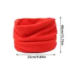 Scarves 1Pc Soft Winter Fleece Thermal Neck Warmer For Women Men Windproof Thicken Ski Tube Scarf Unisex Outdoor Keep Warm Neckerchief