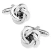 سلسلة Universal Silver Prismatic Twist Cuff Links