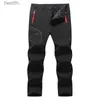 Pantalons pour hommes printemps automne extérieur Cargo pantalons pour hommes grande taille imperméable respirant pantalon sport randonnée pantalons de survêtement 5XL L231212