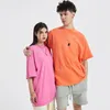 T-shirts voor heren 12 kleuren Zomer heren sneeuwgewassen effen hiphop effen kleur basic t-shirts streetwear harajuku casual katoenen tops tees