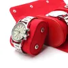 Watch Boxes Elegant Display Box PU Leather Case Storage Roll Jewelry For Watches