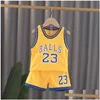 Clothing Sets Summer Boy Clothing Set Casual Fashion T-Shirt Pant Kid Children Baby Toddler 0-5 Years Basketball Clothes Drop Delivery Dhlfv