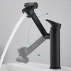 Bathroom Sink Faucets Deck Mount Bathtub Faucet Set With Handheld Shower Tub And Cold Water Mixer Bath Black Tap