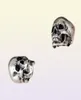 925 Sterling Silver Skull Stud Earring Gothic Party Wedding Jewelry for Girls Punk 2106184306717