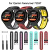 Obejrzyj paski silikonowe dla Garmin Forerunner 735xt Watchband Silica Gel Miękki nadgarstek Bransoletę Correa de relOJ Montre215J