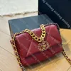 luxury handbag crossbody purse channel shoulder bags with vintage chain high quality black leather women clutch phone holder mini cf 19 bags card holder designer bag