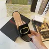 Top Class Slippers new buckle flat bottomed mop series 7-button 14 color Italian leather outsole Summer Platform Sandal size 35-42