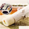 Sushi Tools New 1pc Diy Sushi Making Hine Kitchen Tool Maker Quick Bazooka Japanese Rolled Rice Mold Mold Bento Accessories Drop Deliv DH7S6