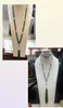 Hand knotted long natural green jade white freshwater pearl micro inlay zircon clasp tassel necklace fashion jewelry4568810