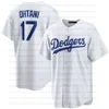 Niños para hombre 17 Shohei Ohtani 2024 Jerseys de béisbol Blanco Azul Juventud Mujeres Freddie Freeman Mookie Betts Clayton Kershaw Martinez Taylor Julio Urias Jersey