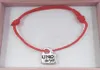 Nueva llegada pulsera roja auténtica pulseras de la amistad joyería chapada UNO de 50 se adapta al estilo europeo Gift246W6660490