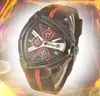 Orologio da uomo con funzione completa di alta qualità Cronometro orologio da corsa per auto sportive Movimento al quarzo di lusso Data automatica Forma speciale Catena con specchio in zaffiro Orologi impermeabili Regali