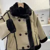 Cardigan enfants hiver manteau en peluche enfant en bas âge filles veste en velours en daim garçons Parkas style coréen bébé chaud costume XMP508 231212