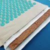 Yoga Mats 74*44cm Nature Linen Coconut Palm Massage Yoga Mat Sport Pillow Mat with Bag Lotus Spike Acupressure Mat Cushion Accupresure Mat 231211