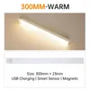 Night Lights Light Motion Sensor Wireless LED USB Rechargeable Wardrobe Cabinet Lamp For Home Closet Kitchen Bedroom Lighting