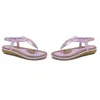 Sandales d'été pour femmes, tongs tissées de Style bohémien, chaussures à talons plats, grande taille, à la mode, 2023