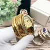 Tièges de haute qualité de haute qualité Watch Watch Luxury Watchs Metal Strap Top Brand Serpentine Wristwatch Fashion Accessoires pour 216h