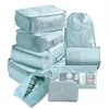 9-delige set Reisorganisator Opbergzakken Kofferverpakkingsset Opbergkoffers Draagbare bagage-organizer Kleding Schoen netjes Pouch286A