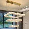 Pendant Lamps Modern Home Decoration Crystal Chandelier Living Room Lamp Dining Lights Interior Lighting