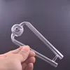 Tubo doppio per bruciatore di olio di vetro da fiuto Tubo per fumo portatile 14CM Lunghezza 30mm Tubo per unghie per olio a sfera per accessori per fumatori Miglior regalo per fumatori