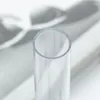 20 Stuks Transparante Plastic Penhouder Kristal Cilinder Geschenkdoos Pincet Wenkbrauw Clip Universele Verpakking Opbergdozen