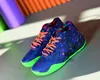 Lamelo Ball MB01 Rick and Morty Mens Basketball Shoes Queen Galaxy Buzz City Rare Red Red Purple Glimmer Pink Green Green Greens Hights High