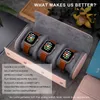 Horlogeboxen Compact retro-design PU-doos Reiskofferopslag Geschikt voor horloges en sieraden