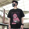 Verão solitário rock camiseta de manga curta anime periferia molho pochi com a mesma maré de algodão bidimensional marca estudante meia manga