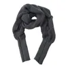 Écharpes d'hiver chaud tricot couleur unie femmes écharpe à manches mode luxe corée styles extérieur décorer foulard dame