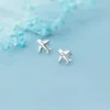 Stud Earrings MloveAcc Plane For Women Genuine 925 Sterling Silver Fashion Jewelry Oreilles 2023 Mode