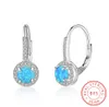 Orecchini in argento sterling 925 reali di buona qualità Lab Opal Stones Regalo di gioielli da donna antiallergico economico intero1550184