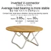 Camp Furniture Household Simple Tea Table Outdoor Camping Portable Small Round Several Balconies For Dining Barbecue